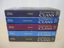 LOT 5 LIVRES - LA DERNIERE PROPHETIE, LA GUERRE DES CLANS T 1 à 5 - HUNTER
