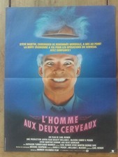 Affiche L'HOMME AUX DEUX CERVEAUX Carl REINER Steve MARTIN  40x60cm *