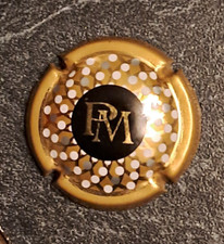 Capsule de champagne Pierre Mignon contour or mat plaque muselet new