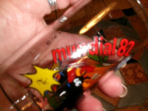 Ancien verre moutarde - ancien, a