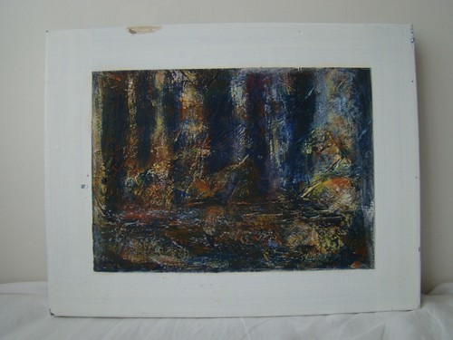 Peinture acrylique abstraite