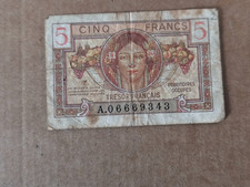 France, Trésor Français, 5 francs, voir état