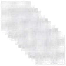 30 Pcs Toile Feuille Maille Plastique Canevas À Broder Broderie