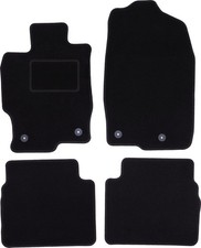 Tapis de sol en velours noir pour Mazda 6 II GH année 2007-2012 set 4 pièces