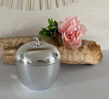 1024⚜️ Ancien Seau à Glaçons Luxium Bac à Glace Pomme en Métal Made In France