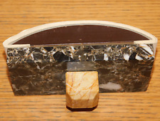 vintage EN MARBRE Ancien SECHEUR Tampon sèche encre buvard calligraphie ecriture