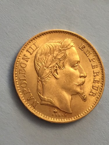 Francs 1868 napoleon - francs,