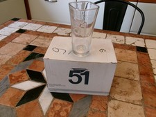 Lot 6 Verres Relief  Vintage