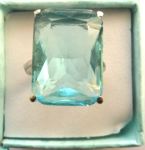 Bague aigue marine - bague,