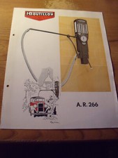 FEUILLET TECHNIQUE D EPOQUE POMPE A ESSENCE MURALE BOUTILLON VILLE DE PARIS