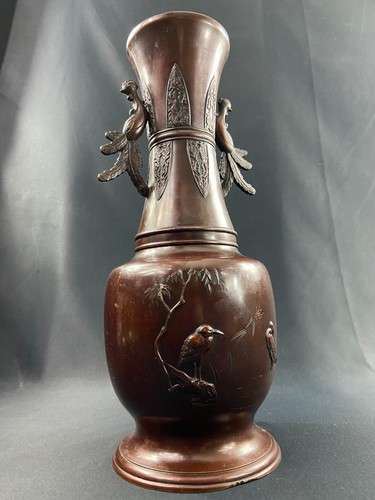 Grand vase bronze - bronze, à