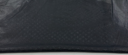 Noir perforé doux italien - noir,