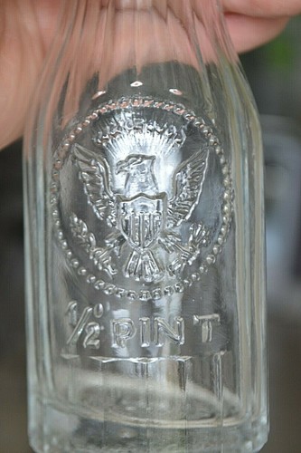 Ancienne bouteille verre - bouteille, en