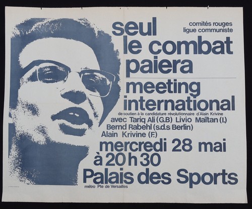 Affiche ligue communiste - ligue, 1969