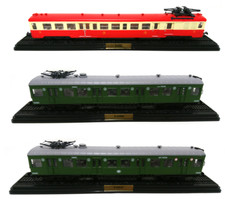 Lot de 3 Automotrices des Réseaux Français SNCF Ho 1/87 Train Locomotive LAM3