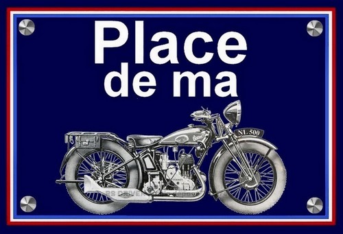 Plaque place ma terrot - plaque, de