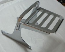 Porte-Bagages Spaan Acier Chromé pour Harley Davidson Sportster XL De 1984 Au 03