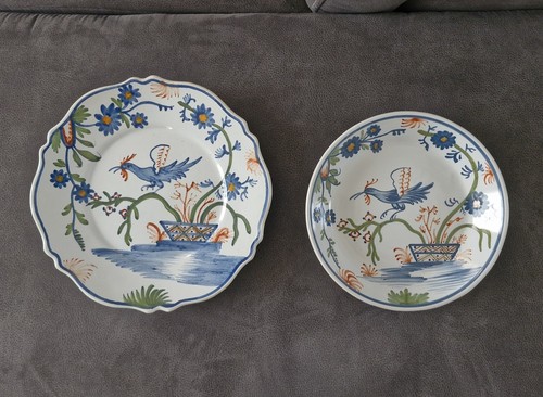 Paire assiettes malicorne - assiettes,