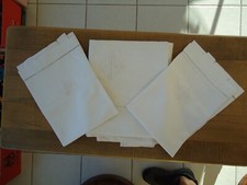 DRAP TAIES METIS MONOGRAMME IB JB LINGE ANCIEN