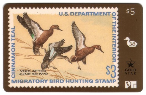 Canard chasse timbre carte - canard,