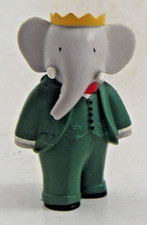 Figurine Ancienne BABAR Le Roi de Brunhoff 1995 Plastoy