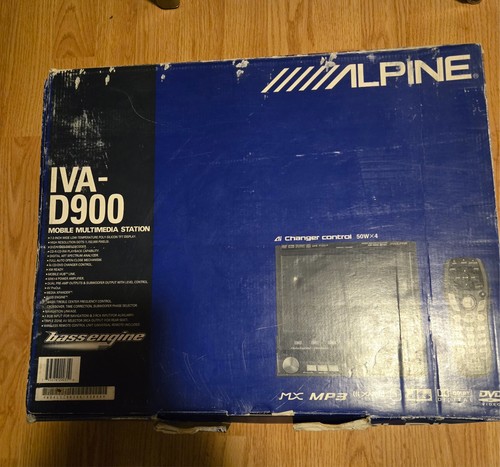 Vintage alpine iva - alpine, iva-d900
