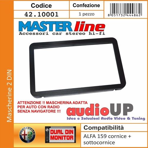 Masque autoradio din - 2, alfa
