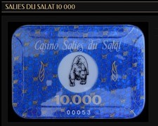 PLAQUE CASINO DE SALIES DU