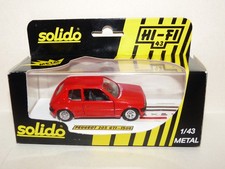 SOLIDO 1508, PEUGEOT 205 GTI