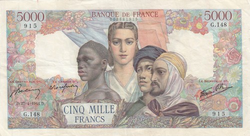 France 5000 francs empire - 5000,