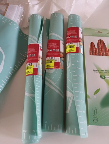 Lot tapis de - de, pâtisserie