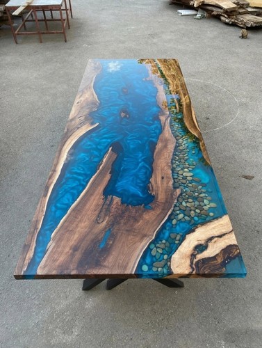 Table rivière bleu océan - de,
