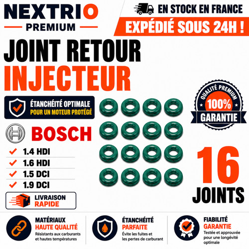 Joints retour gasoil - retour,