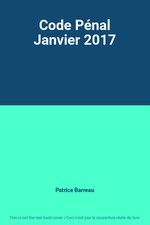 Code Pénal Janvier 2017