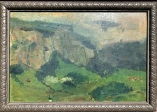 Peinture à l'huile école d'art française impressionnisme début XXe siècle