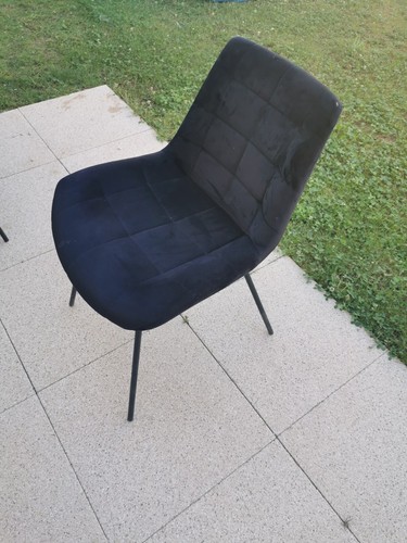 Lot chaises velours - lot, 4