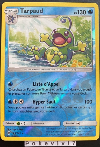 Carte pokemon tarpaud - carte,