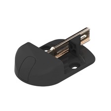 Sabot en polyamide noir hauteur 40mm pour portail battant - Butée d'arrêt aut...