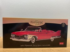 SUNSTAR PLYMOUTH FURY OPEN CONVERTIBLE 1960 1/18 EN BOITE gé C4