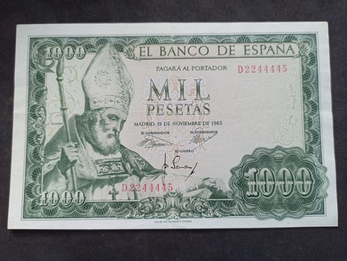 Espagne 1000 pesetas 1965 - espagne,