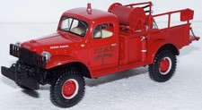 Dodge Power Wagon F.D.N.Y Brush Firw Unit No.1 rouge 1/34 tout monté
