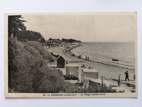 Cpa bernerie plage - cpa, la
