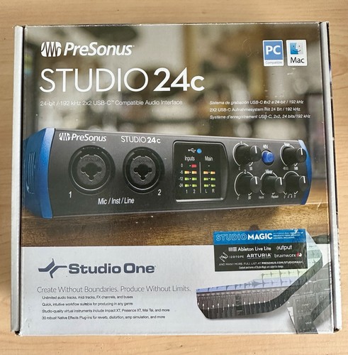 Presonus studio 24c usb - presonus, usb-c