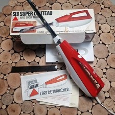 Super Couteau SEB Avec Socle Mural - couteau Électrique Vintage TBE