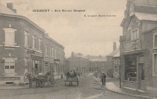 Cpa jeumont rue hector - rue,