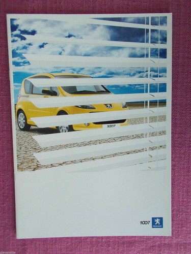 Peugeot 1007 sales brochure - peugeot,