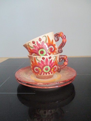 Tasses cafe sous - tasses, et