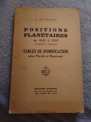 Positions planétaires 1840 - de,
