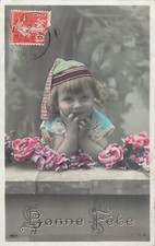 CP BONNE FETE GARCON BONNET