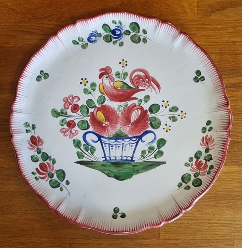 Grand plat tarte ancien - plat,